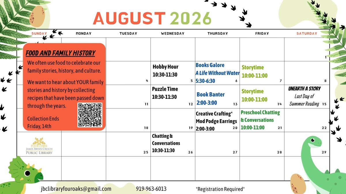 August 2026 Calendar